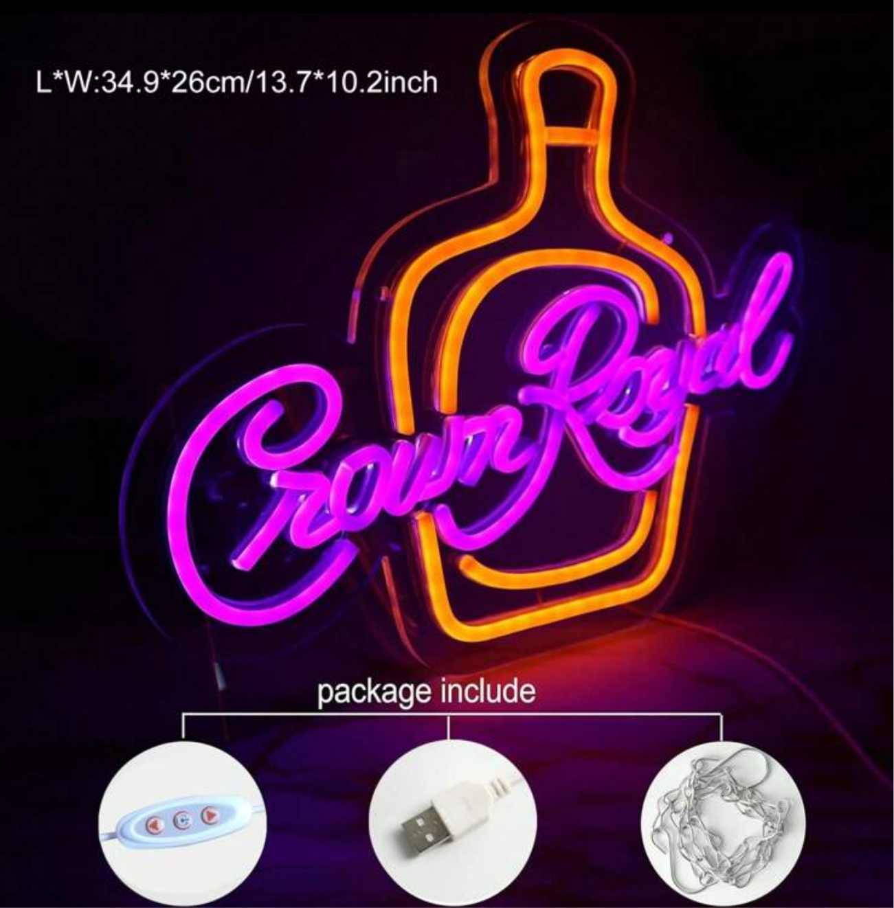 Crown Royal Neon Lights